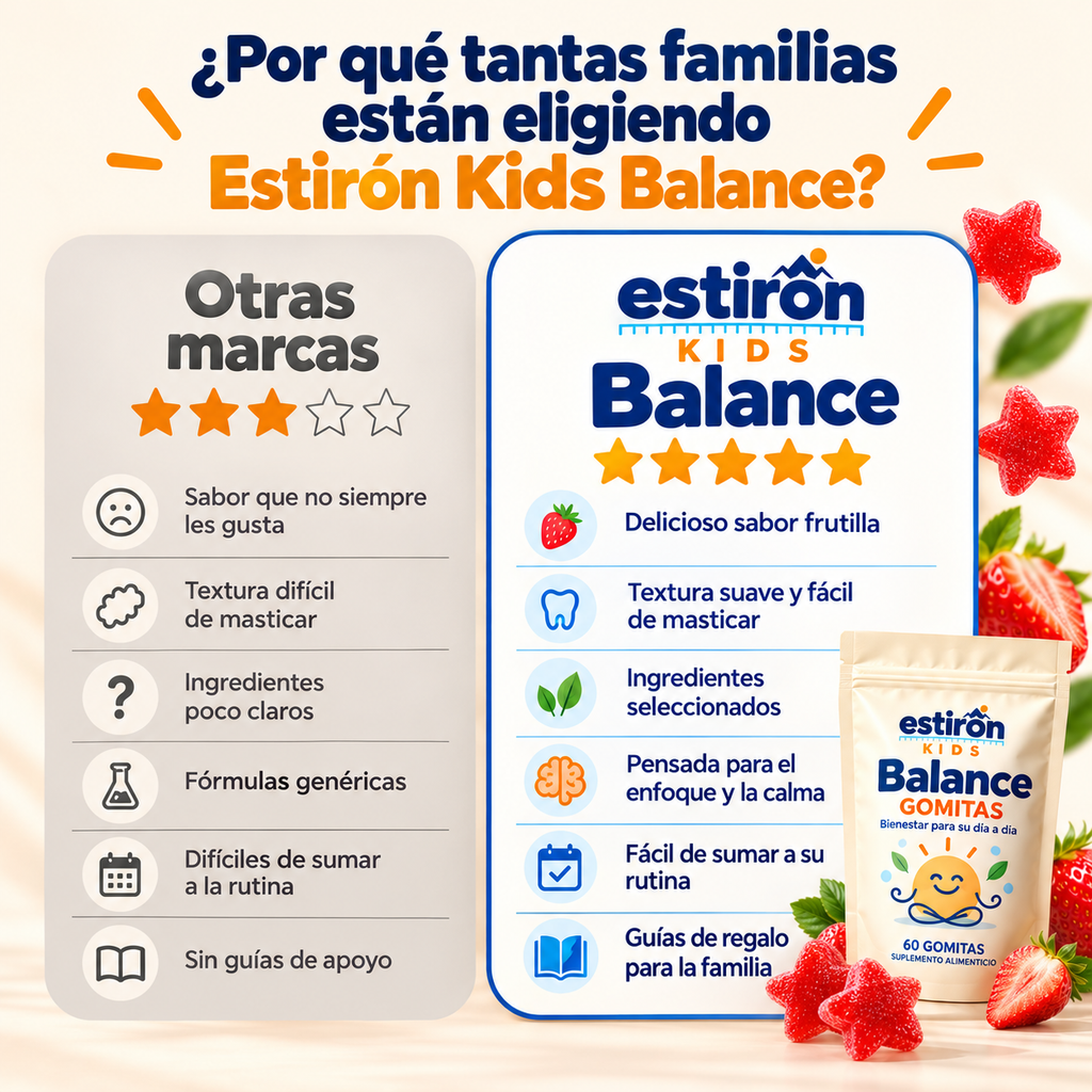 Estirón Kids Balance vs otras marcas